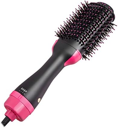 One Step Hair Dryer and Volumizer, szwintec Multi-function Oval Hair Dryer Volumizing Comb Negative Ion Generator Hair Brush Curler for All Hair Types
