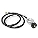 Gas One Propane Regulator and Hose 4 ft for LP/LPG Most LP/LPG Gas Grill, Heater and Fire Pit Table, Fit Type POL, 3/8