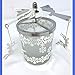 Reindeer Candle Spinner - Dangling Reindeers Spin Around Snowflake Candleholder - Spinner Turns from The Heat of The Candle - 5.5