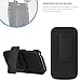 Samsung Galaxy S4 Mini Case Stalion® Secure Holster Shell & Belt Clip Kickstand Combo (Jet Black) 180° Degree RotatingLocking Swivel + Shockproof Protection