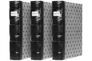 Bellagio-Italia Tuscany DVD Binder Charcoal - Beautifully Store and Protect DVDs, Blu-Rays, CDs, Photos and Video Games (3)