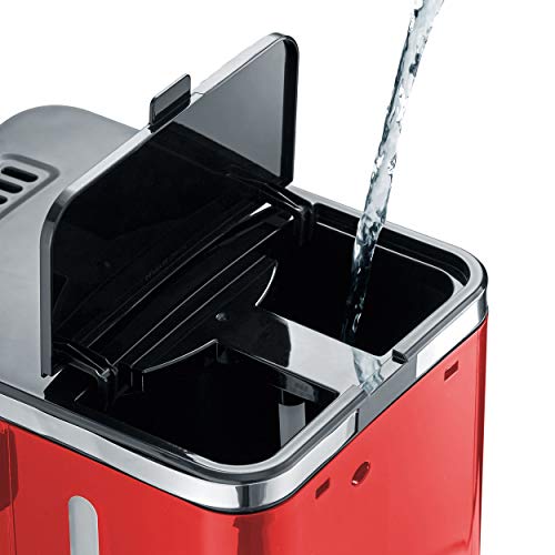 Graef Filterkaffeemaschine FK403EU mit Glaskanne, rot – Bild 4