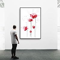 Framed Canvas Wall Art Beautiful Leaves Canvas Prints Home Artwork Decoration for Living Room,Bedroom - 16x24 inches