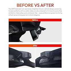 FUVYMYT Front 4K Dash Cam for Ford F150 2018-2023