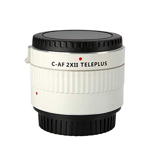 VILTROX Telephoto Extender C-AF 2XII Teleplus Auto Focus Tele-Converter Lens for Canon EF Mount Lens n DSLR Camera 7D 6D 7DII 80D 5D2 5D3 5DS 5DSR 1DMark I/II/III/IV 1DS Mark I/II/III 1DX