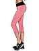Yoga Reflex Women's Yoga Running Workout Capris Pants Hidden Pocket (XS-2XL)