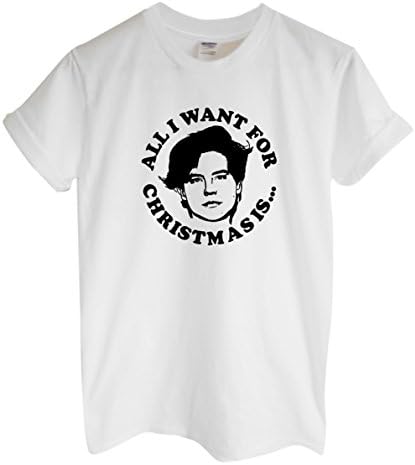 Rock Paper Sisters Unisex Slogan T-Shirt: All I Want for Christmas is.