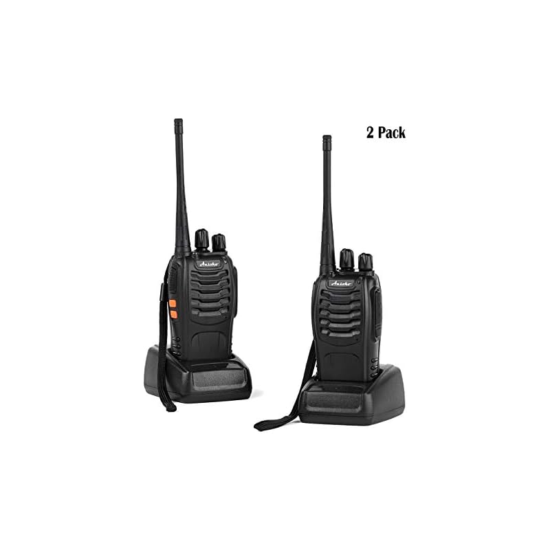 Ansoko Long Range Walkie Talkies Rechargeable Two Way Radios FRS/GMRS