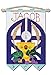 Illuminated Ink First Communion Banner Kit - Gates - 9 x 12 (Blue - No Letters)