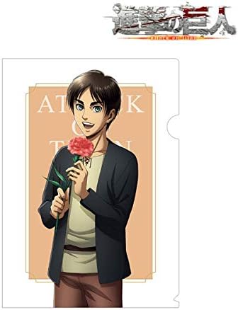 Amazon 進撃の巨人 描き下ろしイラスト エレン クリアファイル アニメ 萌えグッズ 通販