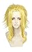 Xingwang Queen Anime Cosplay Wigs Short Layered Blonde Yellow Christmas Party Wigs with free cap