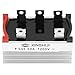 Bridge Rectifier,2pcs Bridge Rectifier 3 Phase Diode 50 Amp 1200V Aluminum Bridge Rectifier Diode
