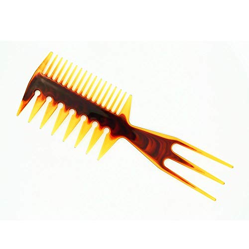 Better-Love Slicked-back,Beard Comb - Dual Action Fine & Coarse Teeth,Anti-Static Pocket Comb Perfect for Use with Balms and Oils, Head Hair, Beard & Mustache