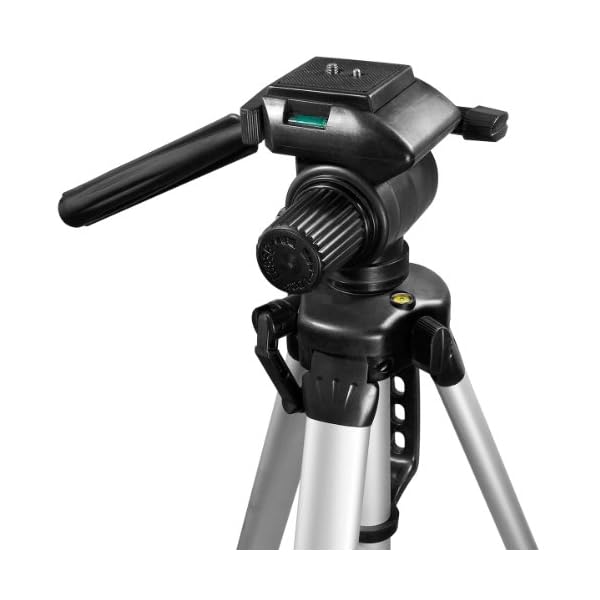 Barska Stativ Deluxe Tripod, Silber, 9.9 x 3.2 x 3.2, AF10374 – Bild 3