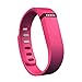 SKYLET Replacement Bands for Fitbit Flex(Large,Black&Rose Red)