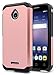 Alcatel Ideal Case, Alcatel Ideal 4G LTE/Pixi Avion 4G LTE/Pixi Bond/Dawn/Streak Case, NageBee Design Premium [Heavy Duty] Defender [Dual Layer] Protector Hybrid Case - Rose Gold