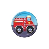 Creative Converting Firefighter 8 Count Paper Lunch Plates