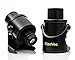 FizzVac Vacuum Champagne Stopper in Black Satin Gift Bag, Set of 2