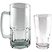 German Style Oktoberfest Extra Large Glass Beer Mug - 34 oz (1)