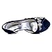 ELEGANTPARK Wedding Shoes for Bride High Heel Platform Bridal Shoes Rhinestones Wedding Heels for Women Pumps Satin Evening Party Prom Dress Pumps