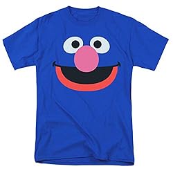 Sesame Street Grover Face T Shirt & Stickers