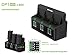 [Batteries NOT Included] Parrot Bebop 1 Drone Battery Charger 3 Channel 25W/CH 2.5A/CH with Storage Function