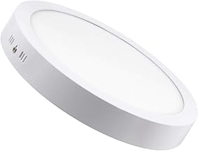 Lampara Plafon Superficie LED Redondo 18W. Color Blanco Frío (6500K). 1600 Lumenes. Driver incluido. A++ [Clase de eficiencia energética A++]