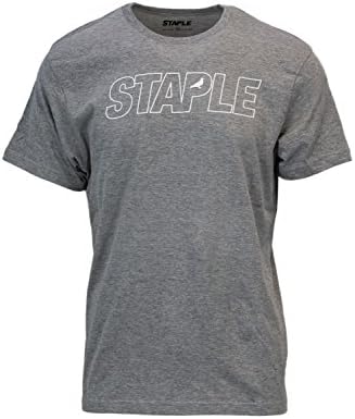 Staple Men T-Shirt Short Sleeve Oversize Logo TEE 1801C4660 m Grey