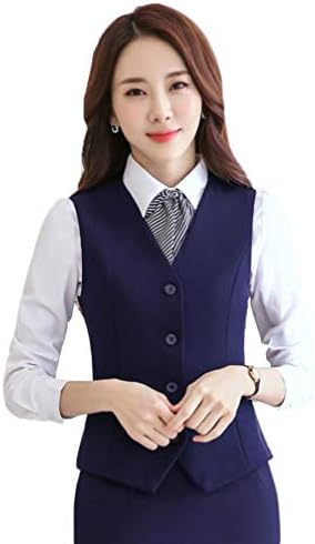 レディース スーツベスト ジレー Olベスト ショート丈 ビジネス ラッピング 事務服 4つボタン 細身 多色 おしゃれ 通勤 大きいサイズ