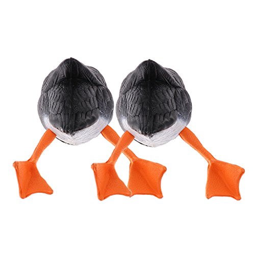 image for MonkeyJack 1 Pair Mallard Duck Darke Black Butt-up Hunting Decoys Hunt