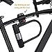 CamLabs - U Lock Bike Lock | Key Lock Bike Lock with Anti Theft Cable | Kit Includes Multi Bike Tool Set & Bike Bell Accessories | Heavy Duty Hardened Steel Chain Lock | Motorcycle & Bicycle Lock