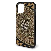 iPhone 11 Pro Max Case,Hawaiian Tapa Honu Turtle Anti-Scratch Shock Proof Anti-Finger Print Flexible TPU Case for iPhone 11 Pro Max 2019(6.5" iPhone)