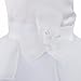 iEFiEL Infant Girl Babys Organza Tiered Birthday Flower Baptism Dress White 12-18 Months