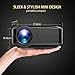 Movie Projector, DBPOWER 2019 Newest 120 ANSI 3400Lm LCD Video Projector Free HDMI 176″ Display 50,000 Hours LED Portable Projector Support 1080P, Compatible with HDMI/AV/USB/SD/VGA/TV/Laptop/Gamethumb 4