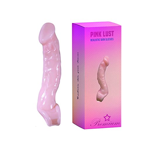 Pink lust penis cock sheath sleeve enhancer extender en…