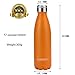 AOMERLY Insulated Water Bottle, Double Wall Vacuum Stainless Steel Water Bottle, S'well Cola Shape, No sweating, BPA Free, Keeps Cold & Hot, 17oz