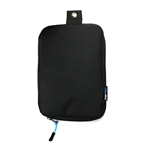 Tidal Wake Padded Fin Wallet & Key Fin Storage, Store, Organize & Protect Fin Sets Holds 1-3+ Fins, Key Pocket & Hex Key Included, Holds Fins for Skim and Surf Style Wake Boards and Ocean Shortboards