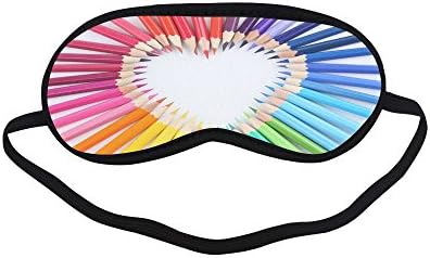 Customized Pencils Forming a Heart Sleeping Eyes Masks/Eyeshade/Blindfold Relax Sleep