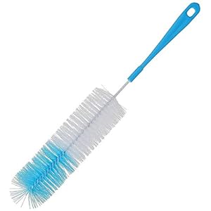 Red Crush Set of 1 Long Bottle Cleaning Brush for Clean All Sizes of Bottles Bottle Cleaning Brush Glass and Bottle…