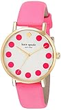 kate spade new york Women's 1YRU0770 Metro Dot Pink Watch