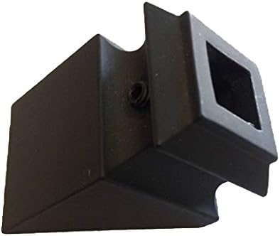 (Pack of 10) Satin Black 1/2" x 44" Rake Shoe with Set Screw