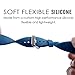 Compatible Gear Fit2 Pro/Fit2 Band, OenFoto Replacement Silicone Accessories Strap Samsung Gear Fit2 Pro SM-R365/Gear Fit2 SM-R360 Smartwatch-New Slate Blue