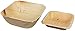 brheez Bamboo Bowls Made From Palm Leaf - 25 Party Bowls (4 Inch) Eco Friendly Compostable & Biodegradable-Disposable Bowls Heavy Duty and More Environmentally Friendly than Paper Bowls