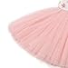 Flofallzique Summer Baby Girls Tulle Dress Floral Wedding Birthday Tea Party Special Occasion Infant Toddler Tutu