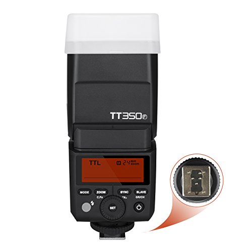 Godox TT350F TTL Flash Speedlite 2.4G 1/8000s HSS GN36 Mini Thinklite pour Appareil Photo numérique sans Miroir Fuji/Fujifilm