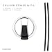 Simple Modern Tumbler with Clear Flip Lid and Straw | Reusable Insulated Water Bottle Stainless Steel Travel Mug | Slim Cruiser Collection | 32oz, Graphite