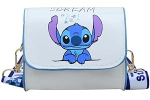 HANISNA For Stitch Crossbody Bags for Women Teenagers Girls Purse Shoulder Bag for Shopping Vacation Stitch Gifts for Girls (white)