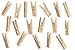 Greenco Laundry Clips - Wooden Clip - Wood Clothespins with Spring - 200 Pack
