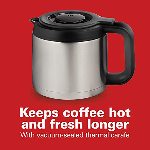 Hamilton Beach Programmable FrontFill Coffee Maker with Thermal Carafe