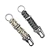 CAMPSNAIL EDC Paracord Lanyard Keychains - First Aid Kit Survival Keychain with Carabiner and Flint Great Gift for Girls and Boys Scouts,Outdoor Fans and Father Day